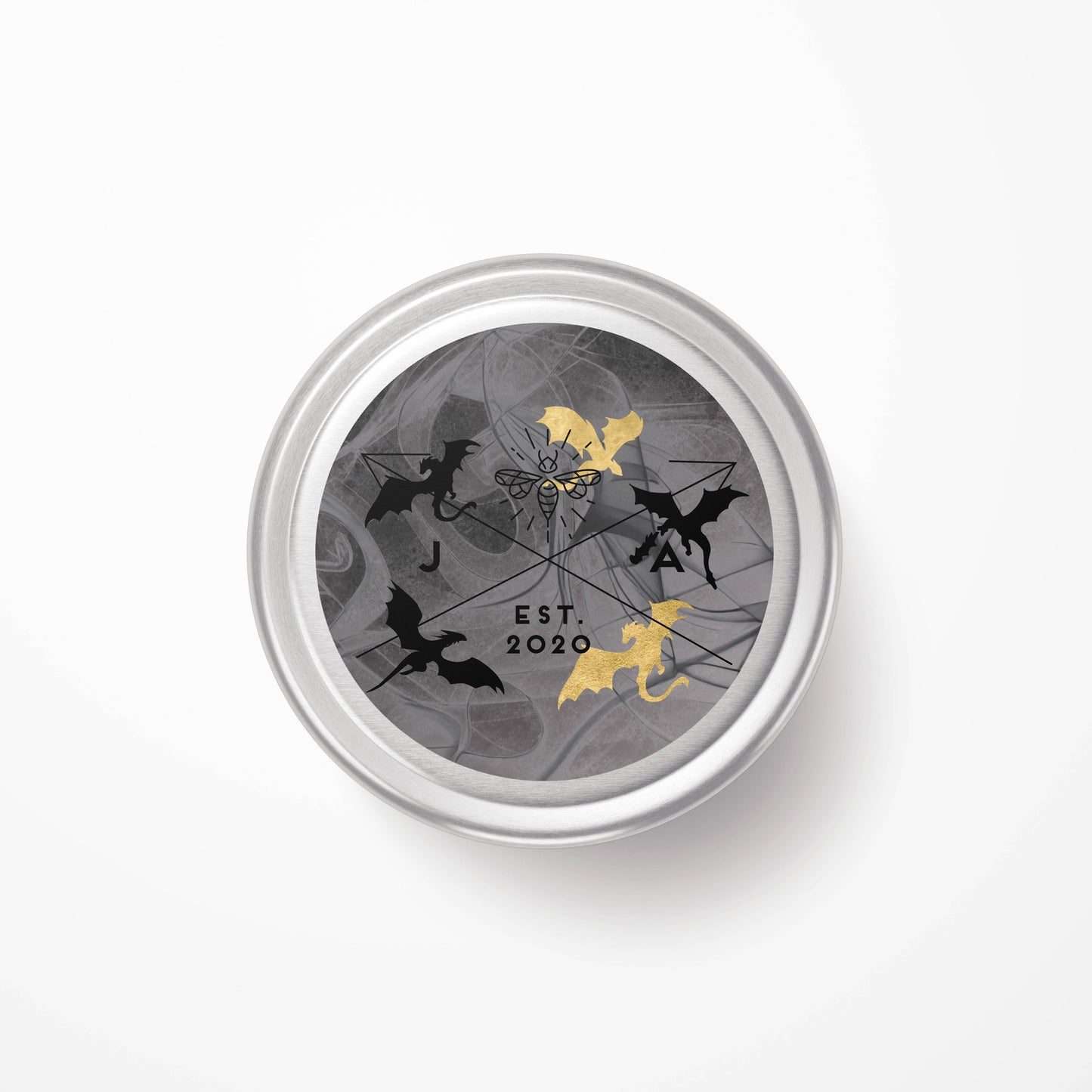 Storm of Dragons 4oz Travel Candle