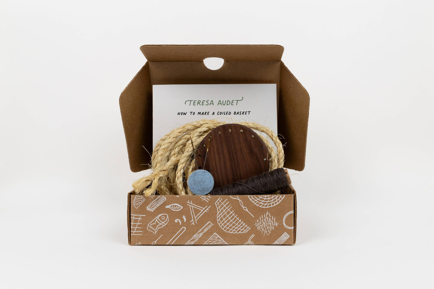 Basket Making Kits: Walnut and sisal