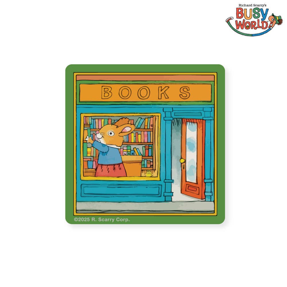 3P4 x Richard Scarry® - Bookstore Sticker