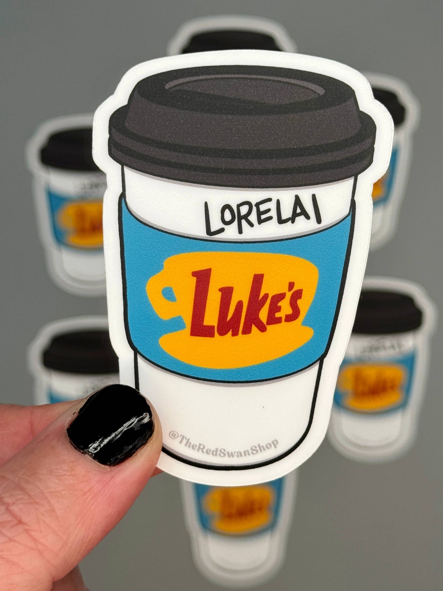 Vinyl Decal - Gilmore Girls - Luke's Cafe Cup
