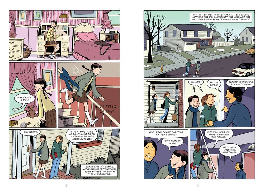 The Baby-Sitters Club: Mary Anne Saves The Day by Raina Telgemeier