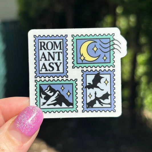 Romantasy Stamps Clear Matte Sticker