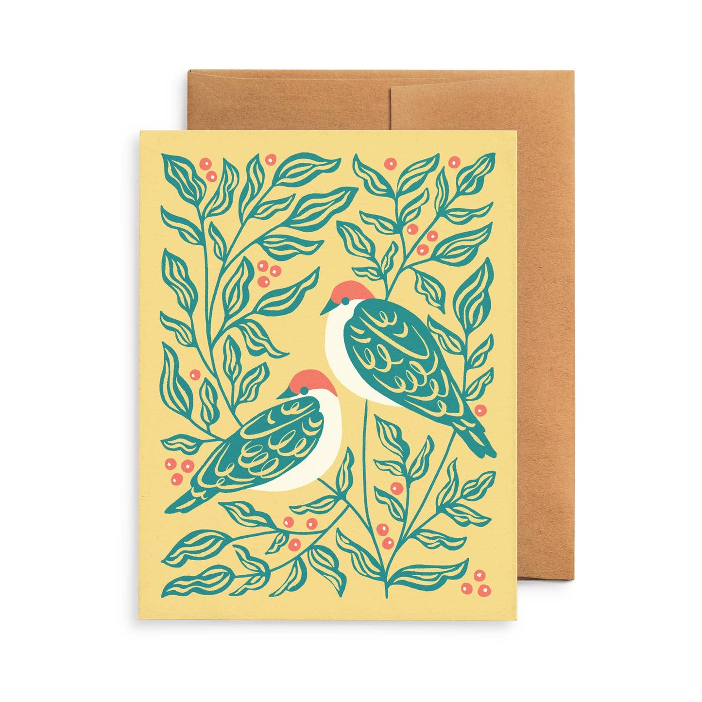 Holiday Birds Cards, Box of 8 Assorted