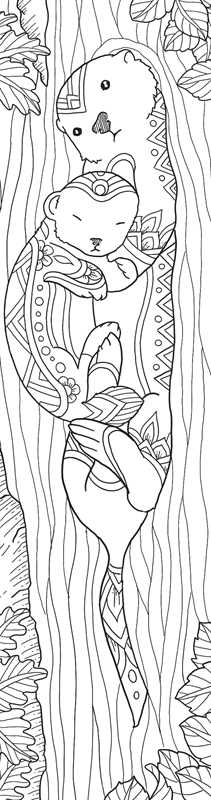 Animals Coloring Bookmarks by Rockpool  Publishing