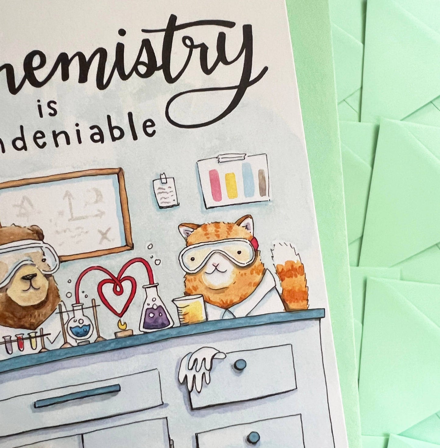 Our Chemistry Is Undeniable Love Card