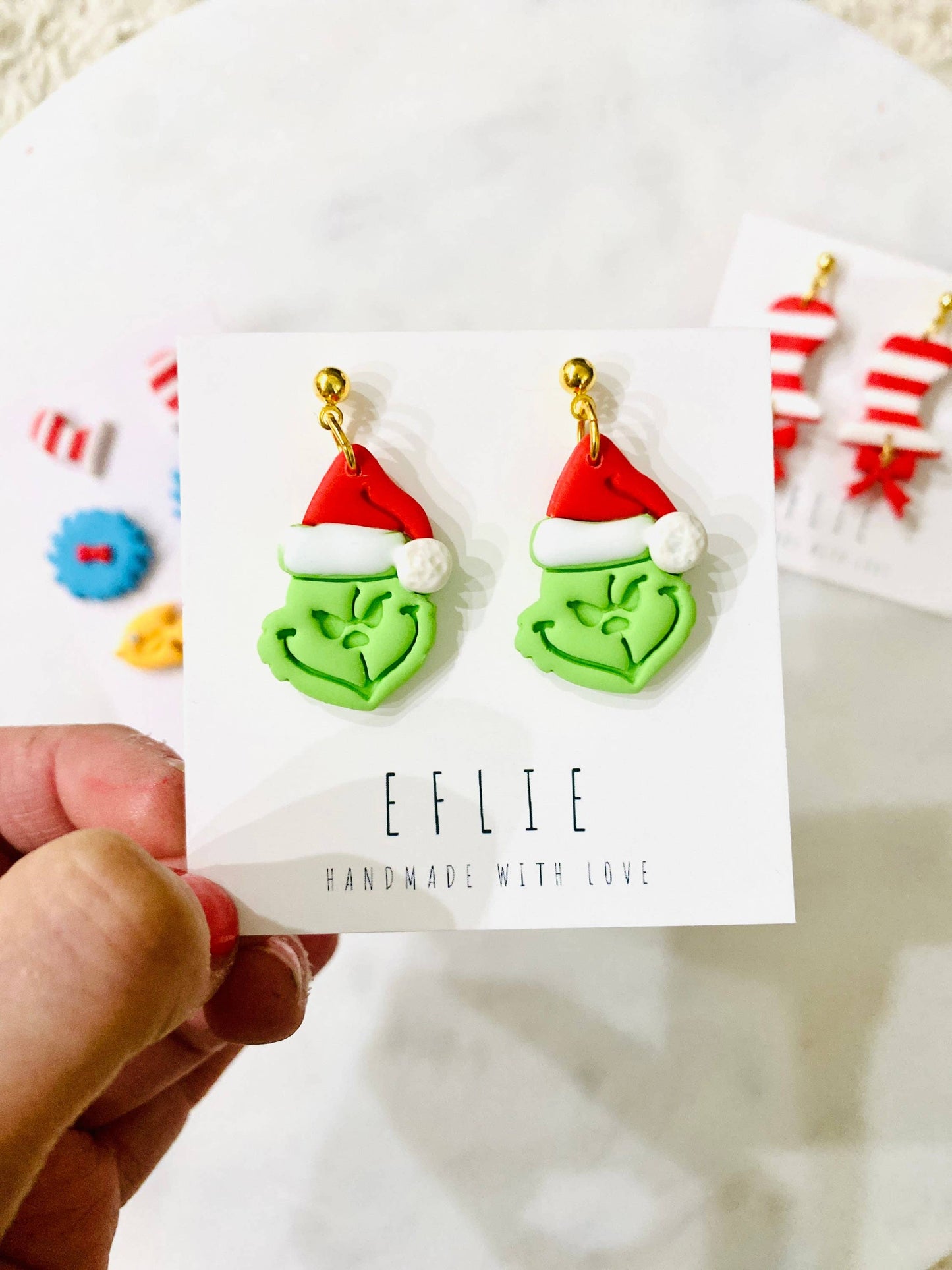 Grinch Book Jewelry Earrings | Christmas & Halloween Gift