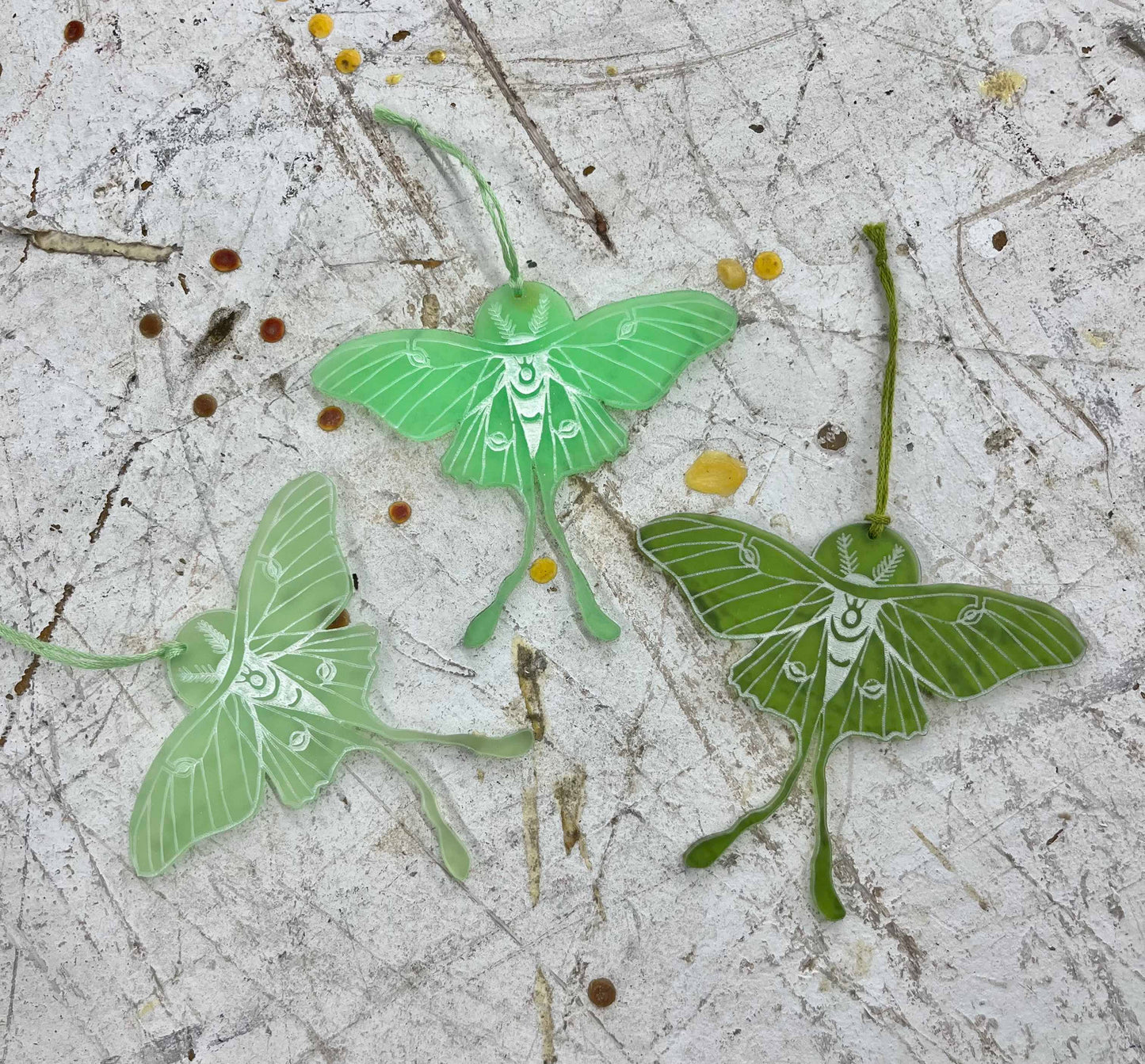 Luna Moth Ornament