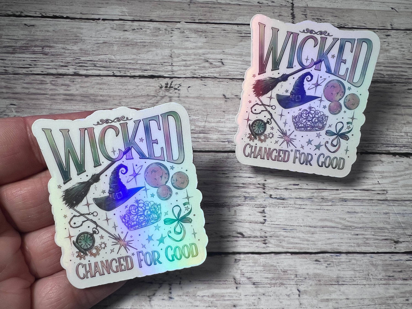 Wicked Elphaba & Glinda Inspired Sticker and Merch Set