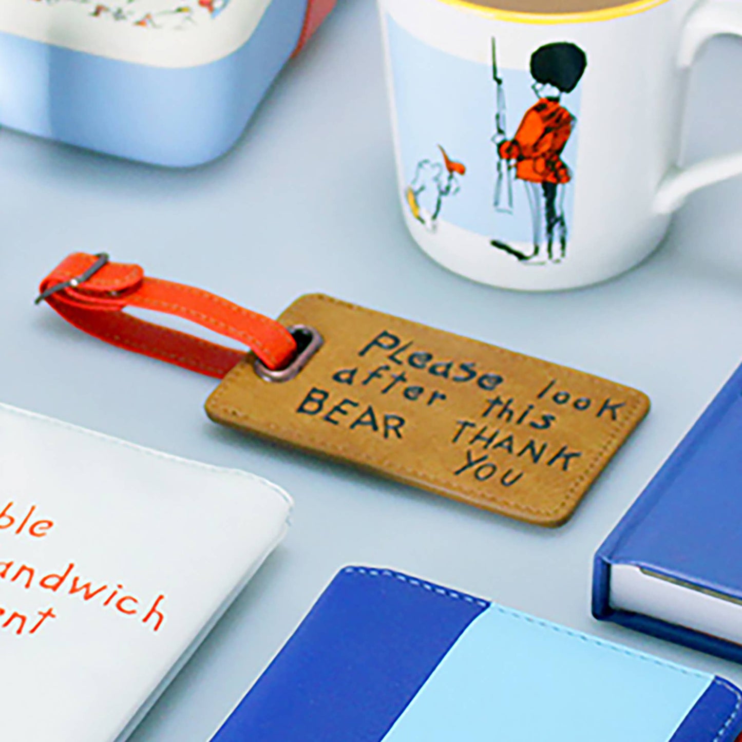 Luggage Bag Tag PU - Paddington (Look After This Bear)