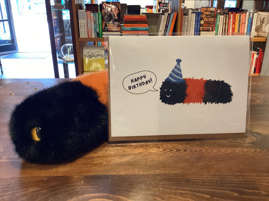 Woolly Bear Birthday Card