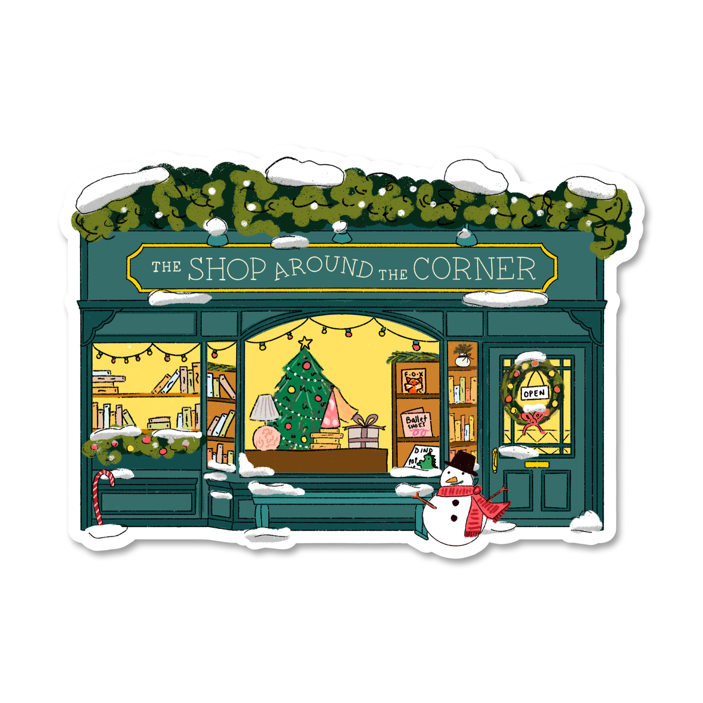 Shop Around The Corner - Winter / Christmas Edition Sticker