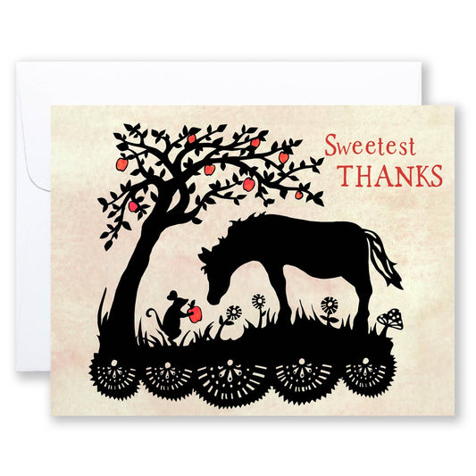 Sweetest Thanks 5x7" Greeting Card