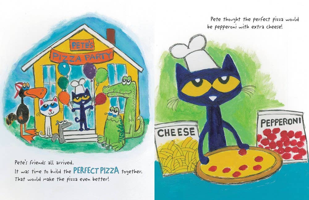 Pete the Cat and the Perfect Pizza Party  by James Dean