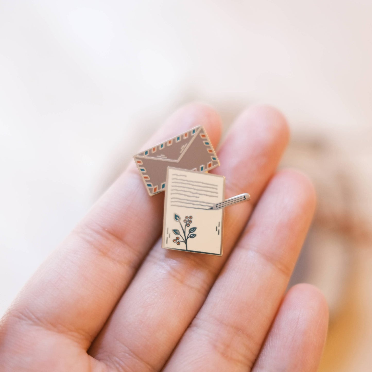 Snail Mail Enamel Pin