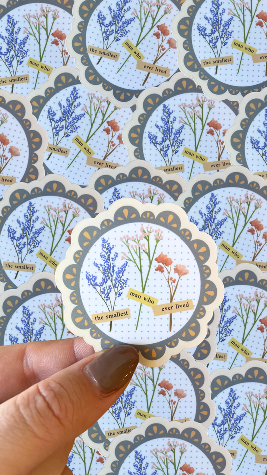 Taylor Inspired waterproof sticker|Smallest man