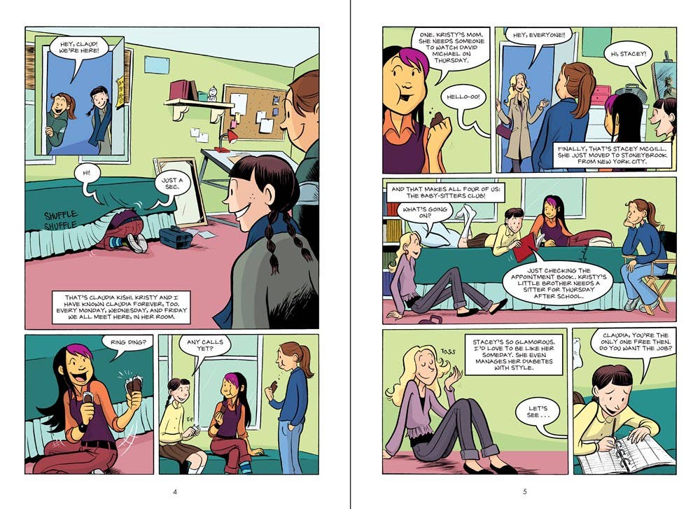 The Baby-Sitters Club: Mary Anne Saves The Day by Raina Telgemeier