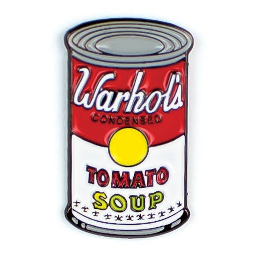 Warhol & Soup Can Pins