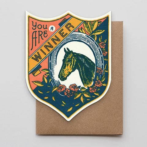 Winner Horse Badge