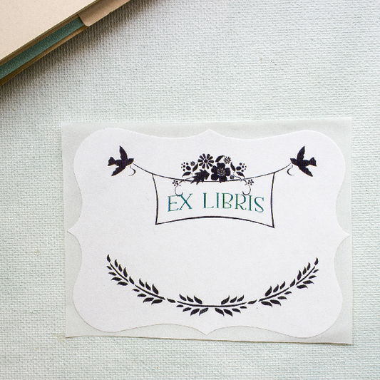 Bird Banner Bookplates