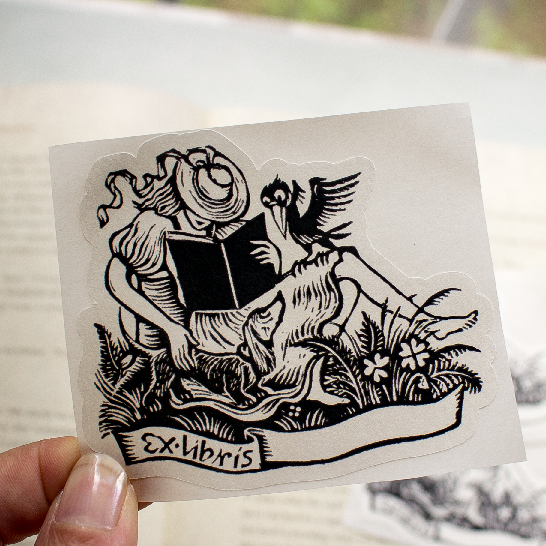Reading Girl Bookplates