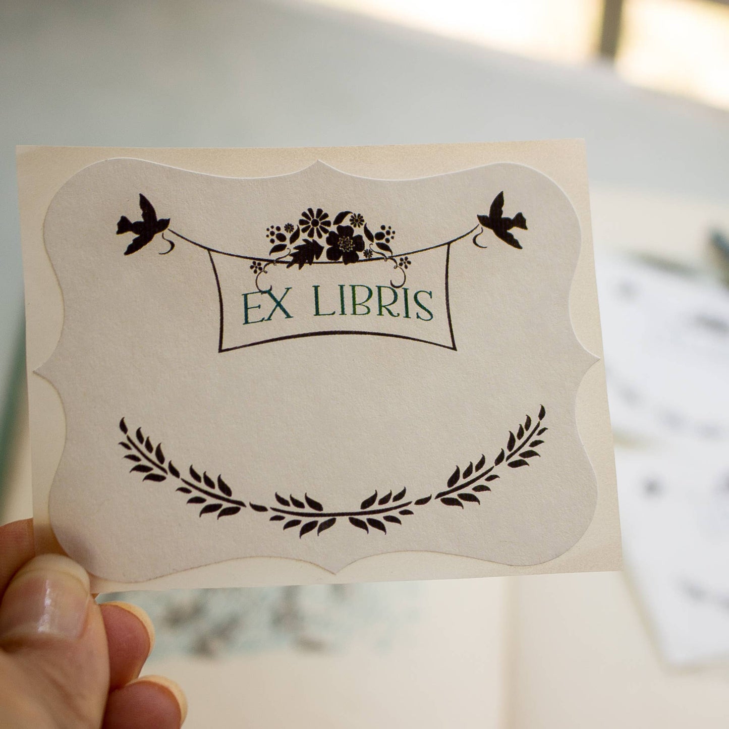 Bird Banner Bookplates