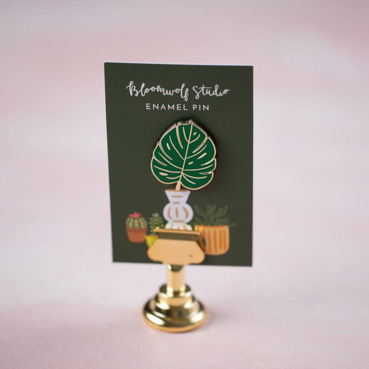 Monstera Leaf Enamel Pin