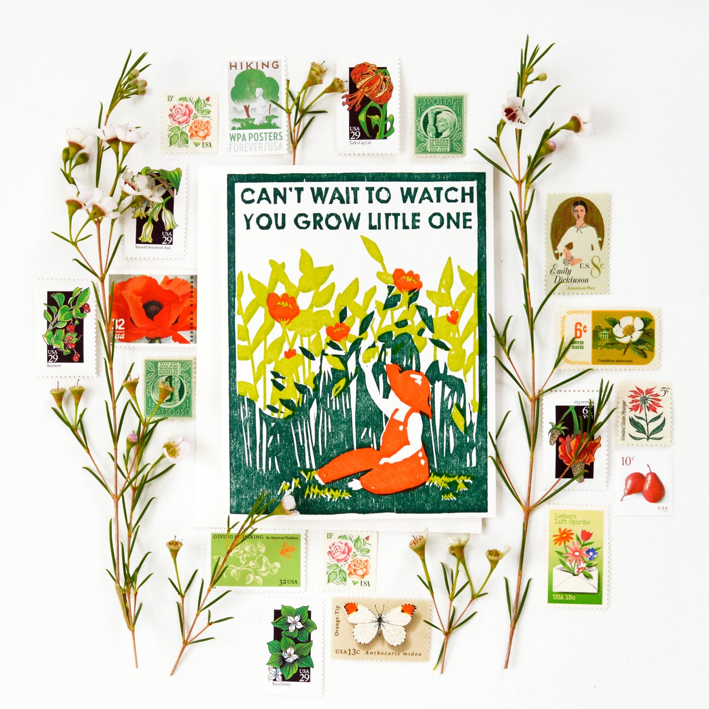 Watch You Grow New Baby Card