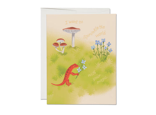 Gecko Magic Friendship card