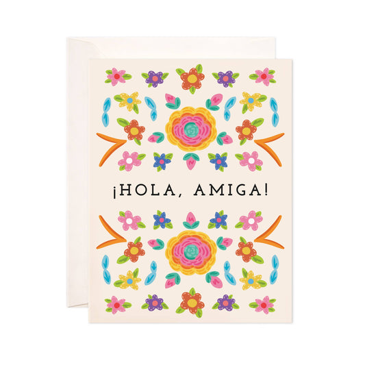 Hola Amiga Greeting Card