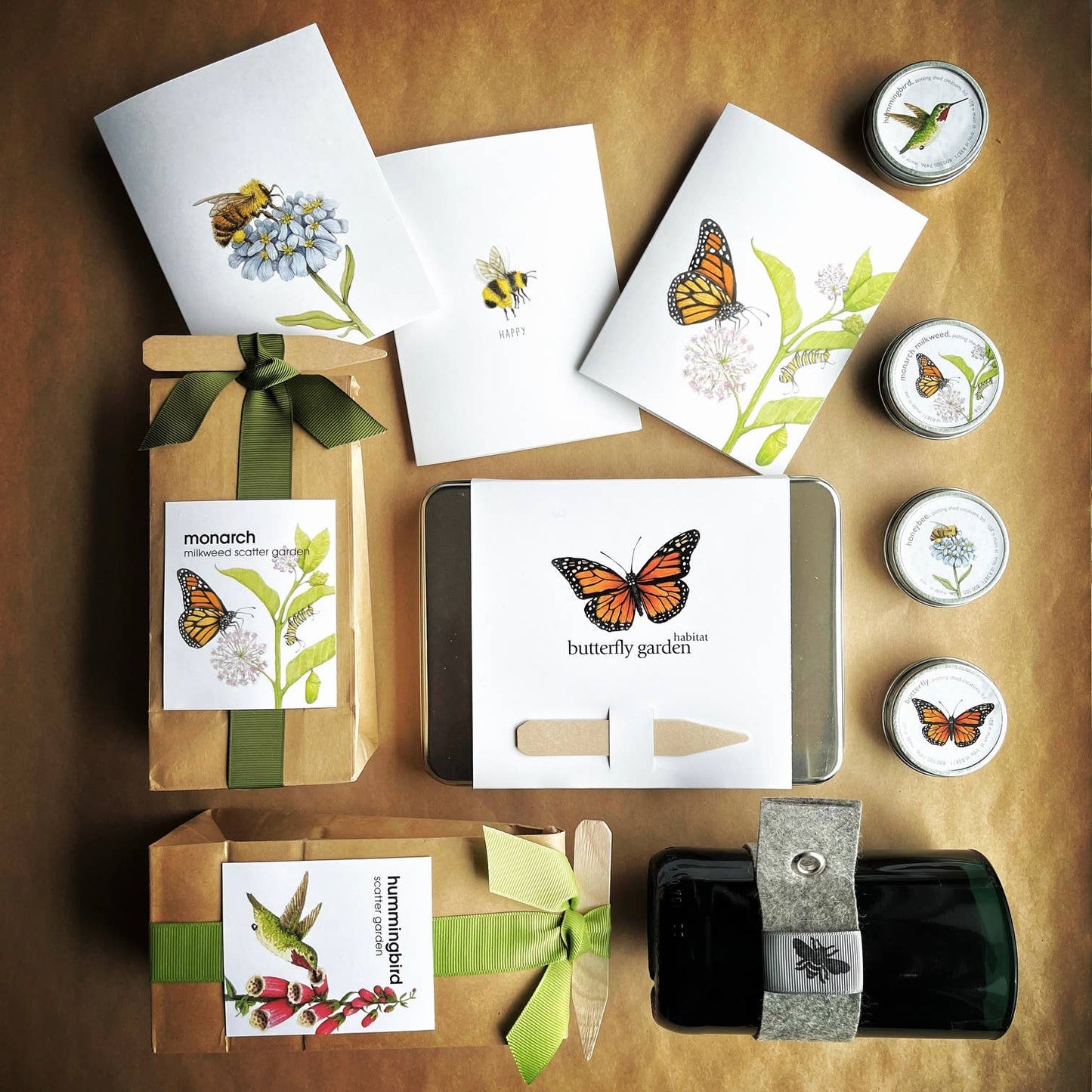 Monarch Butterfly Enclosure Card