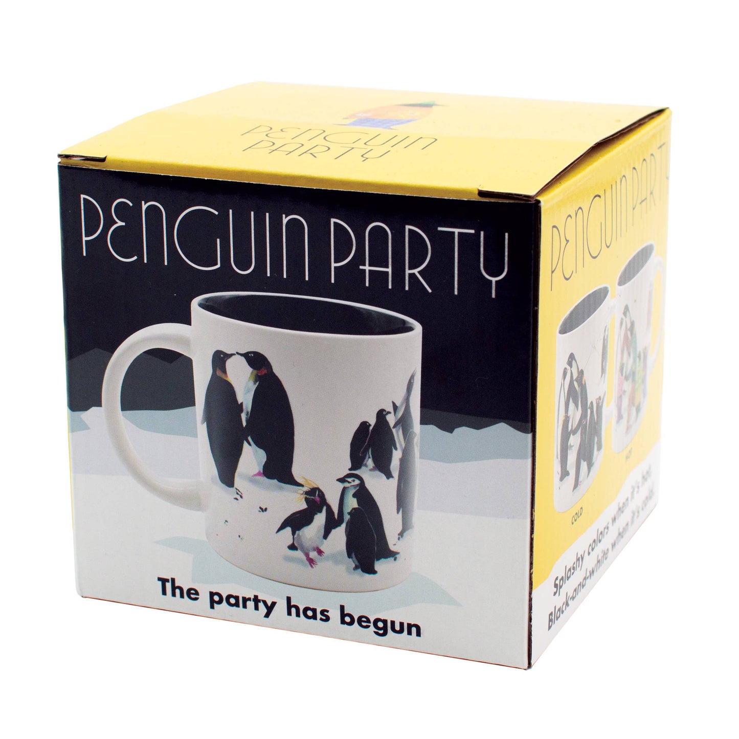 Penguin Party Heat-Changing Coffee Mug