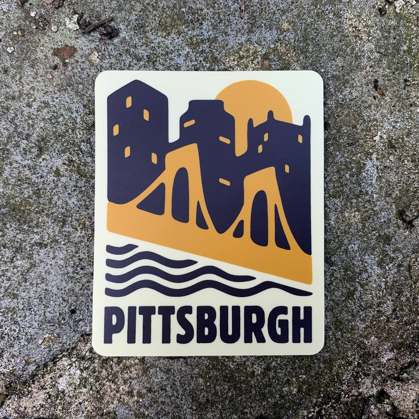 Pittsburgh, Pennsylvania Bumper Sticker / Vinyl Decal