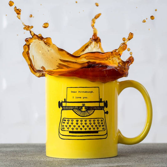 Dear Pittsburgh, I love you. Typewriter Mug