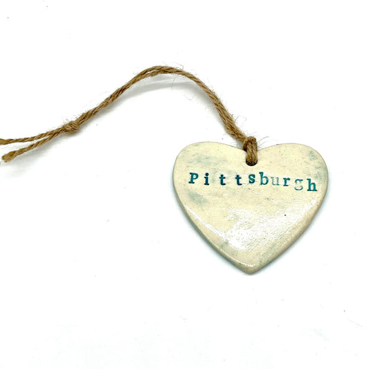 Pittsburgh Heart Ornament