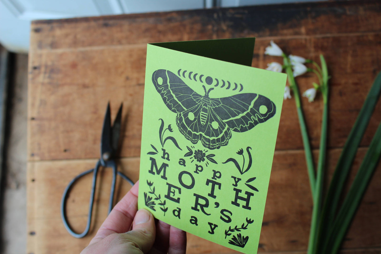 Mothers Day Moth Card