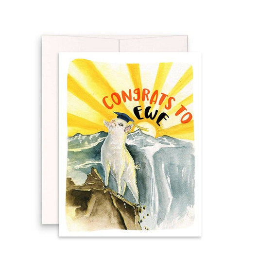 Smug Goat Grad - Funny Graduation Card