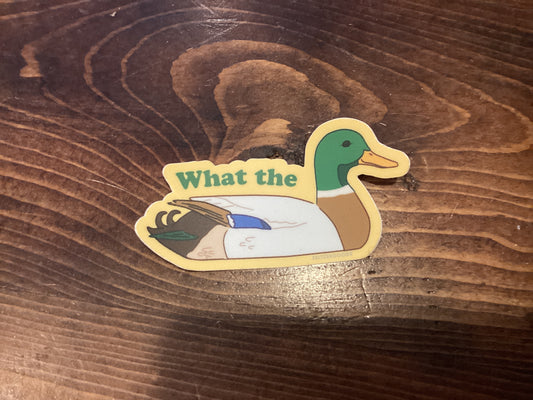 What the Duck Sticker