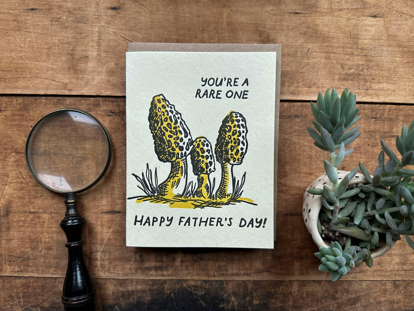 Fathers Day Mushroom Card