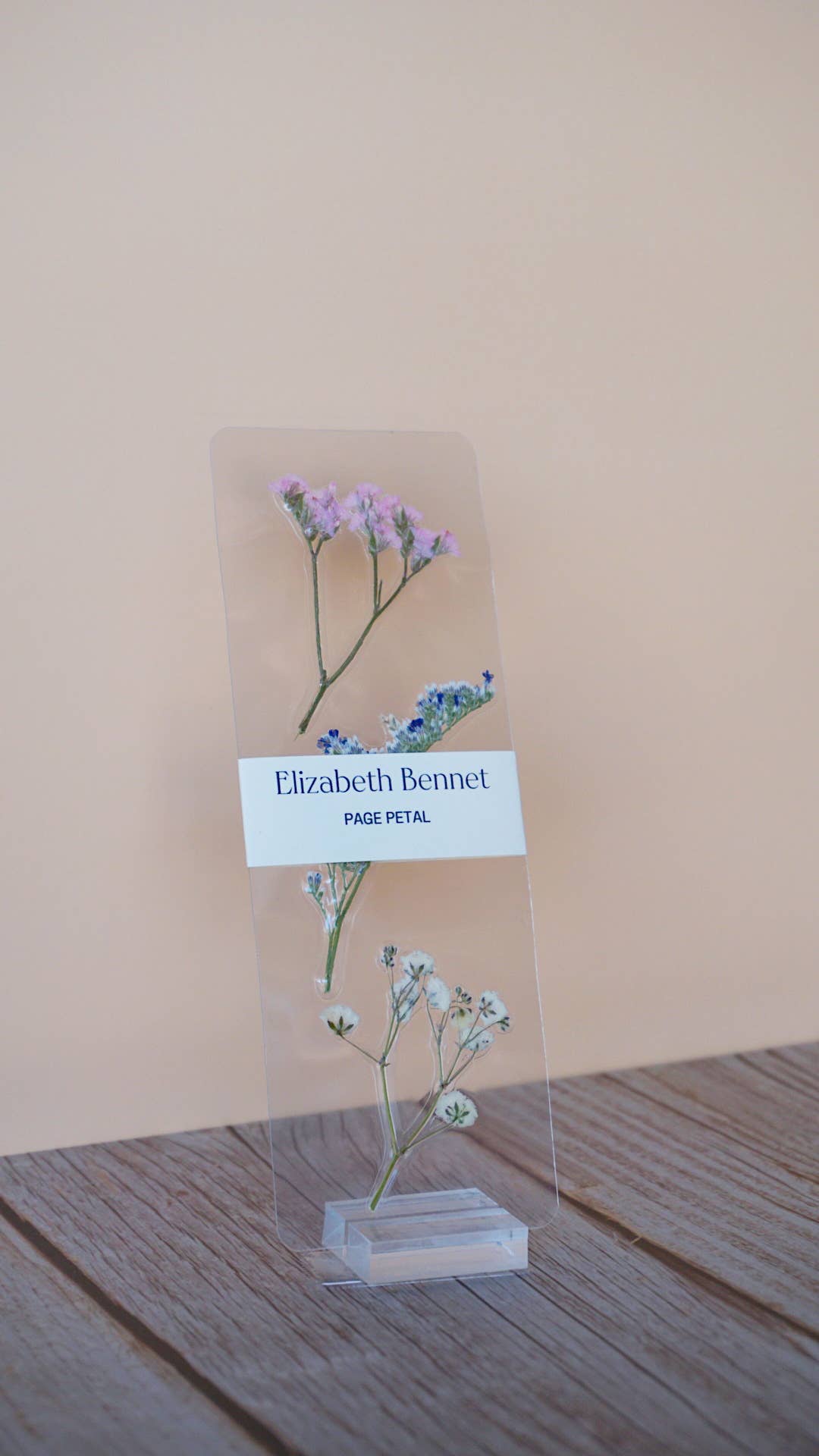 Elizabeth Bennet Page Petal Bookmark