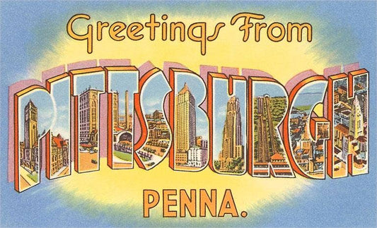 Postcard WP-92 Greetings from Pittsburgh, Pennsylvania