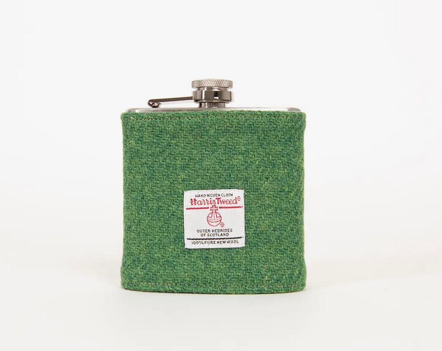 Hip Flask - Harris Tweed