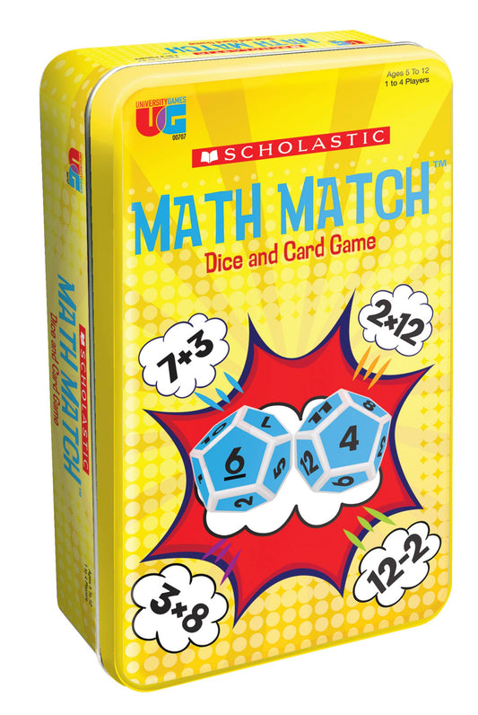 Scholastic Math Match Tin