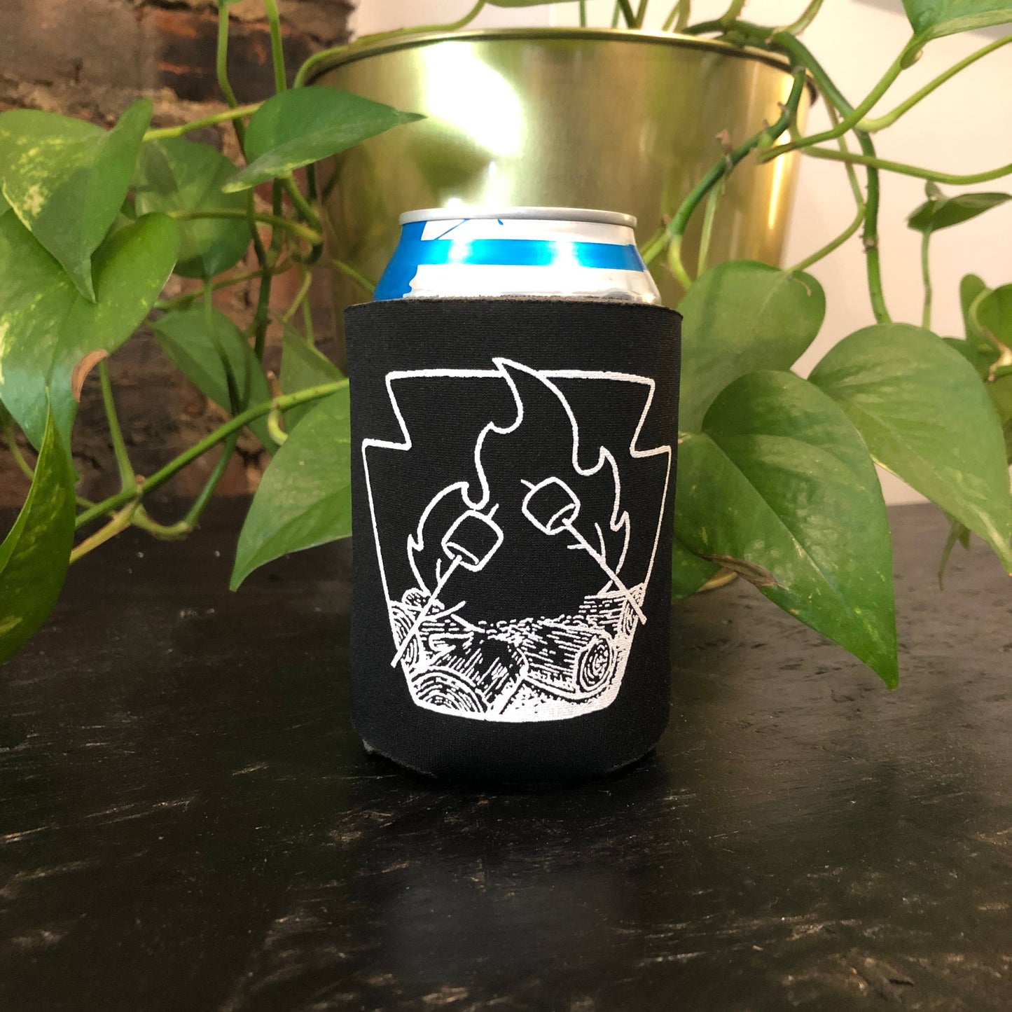 Keystone Campfire Can Coozie