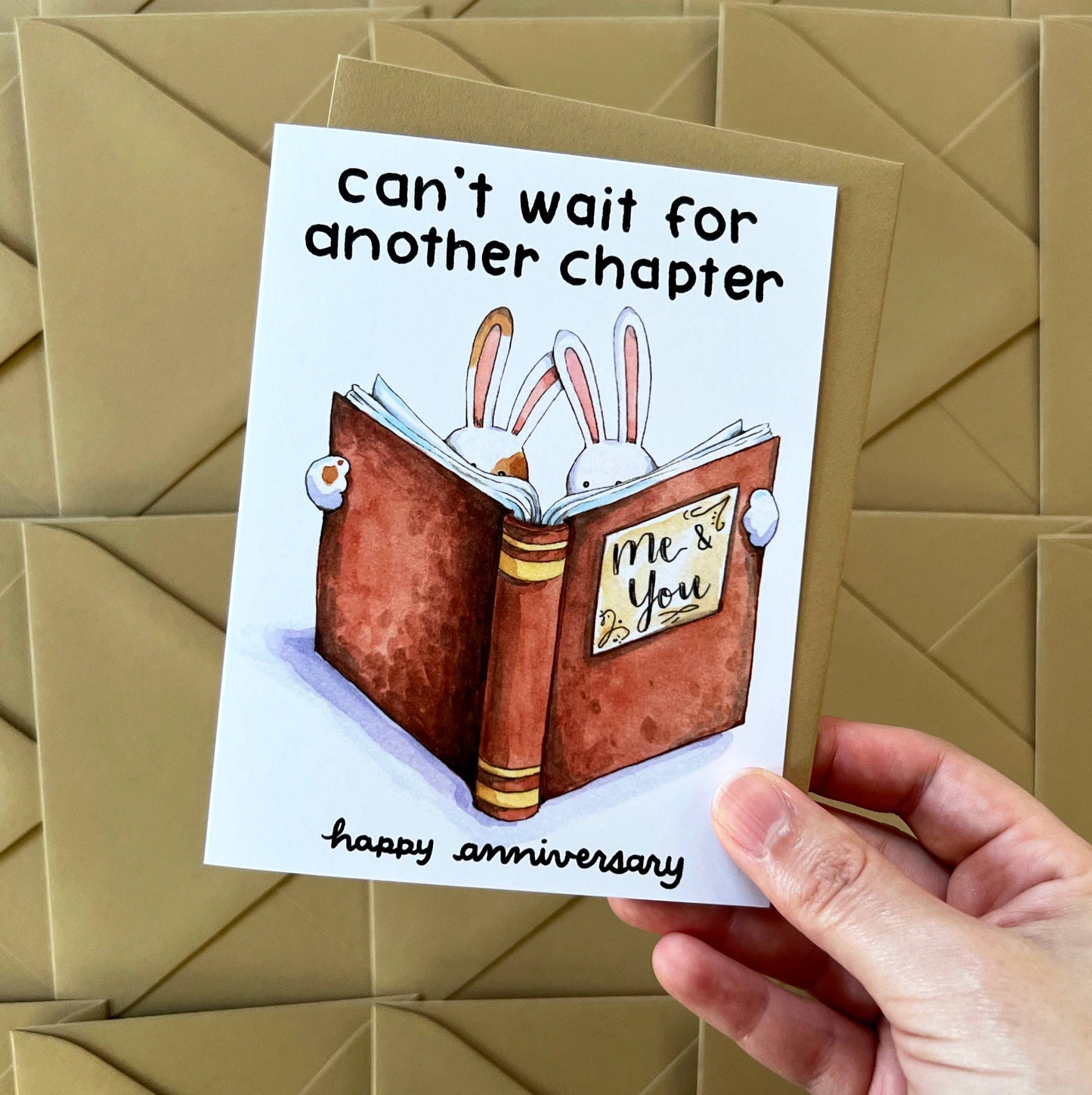 Another Chapter Book Anniversary Card