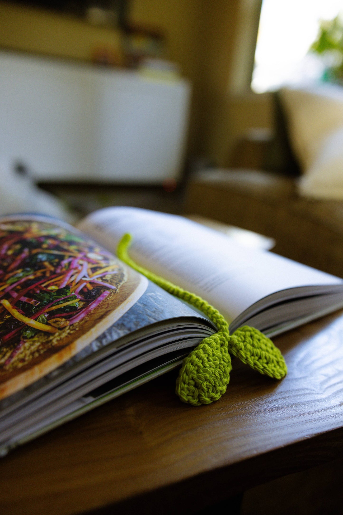 Handmade Crochet Sprout Bookmark - For Book Lovers!