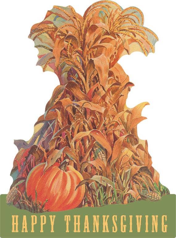 Greeting Card TD-93 Bundle of Corn Stalks
