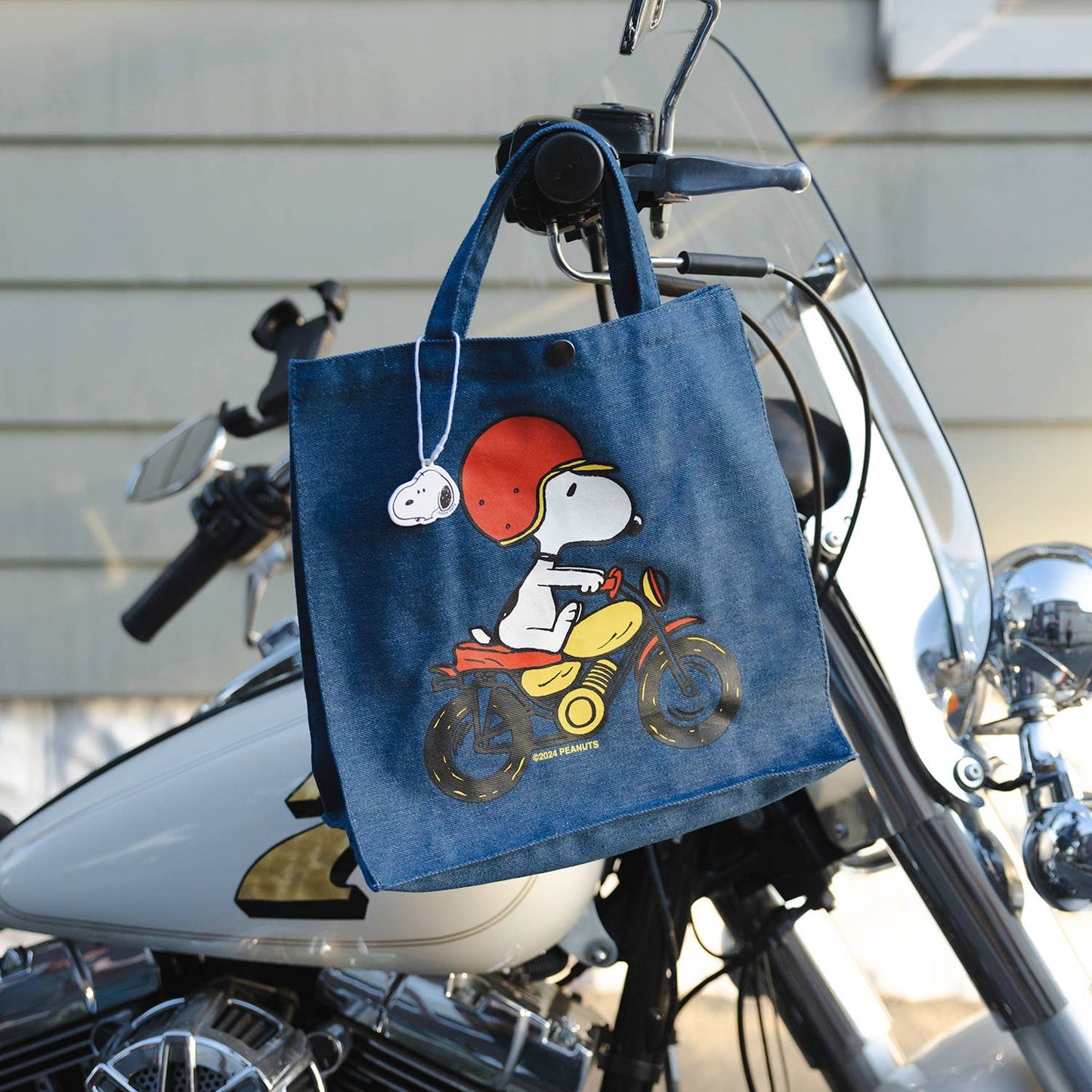 3P4 x Peanuts® - Snoopy Easy Rider Vintage-Style Market Tote