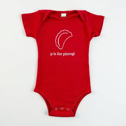 P is for Pierogi Baby One-Piece