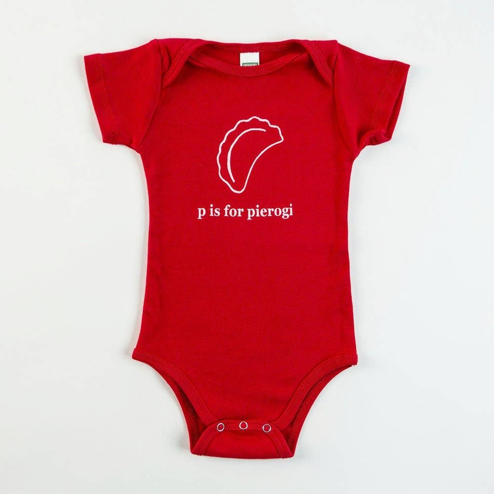 P is for Pierogi Baby One-Piece