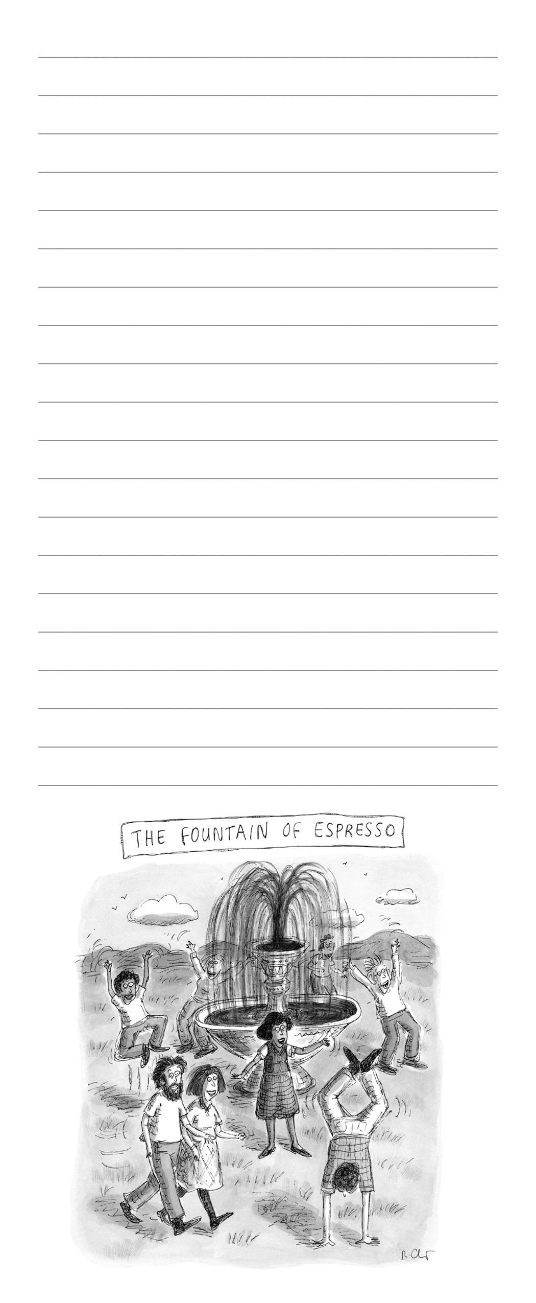 Coffee - New Yorker Cartoon Notepad